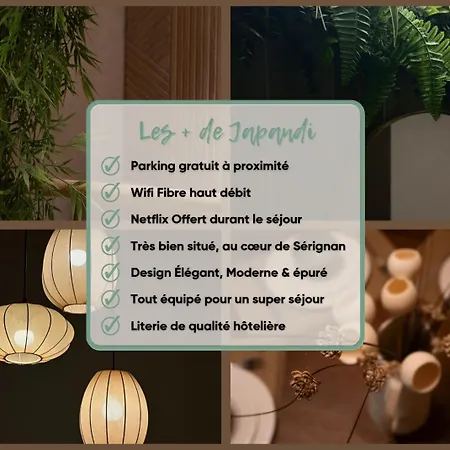 Le Japandi - Cosy & Friendly * Sérignan